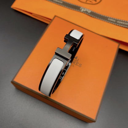 [LORA]H BRACELET 12MM BLACK WHITE CERAMIC