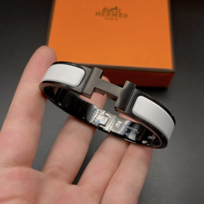 [LORA]H BRACELET 12MM BLACK WHITE CERAMIC