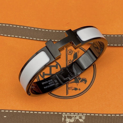 [LORA]H BRACELET 12MM BLACK WHITE CERAMIC