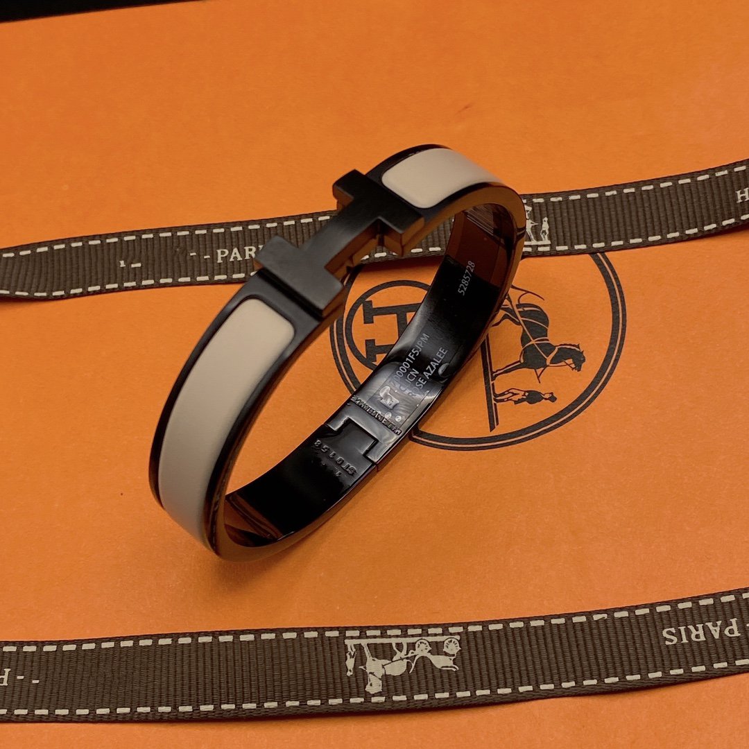 [LORA]H BRACELET 12MM BLACK BEIGE CERAMIC