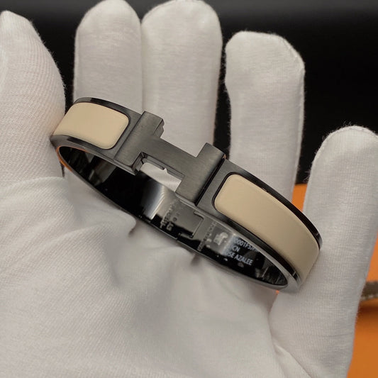 [LORA]H BRACELET 12MM BLACK BEIGE CERAMIC