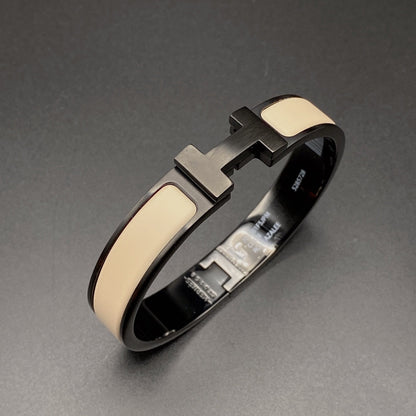 [LORA]H BRACELET 12MM BLACK BEIGE CERAMIC