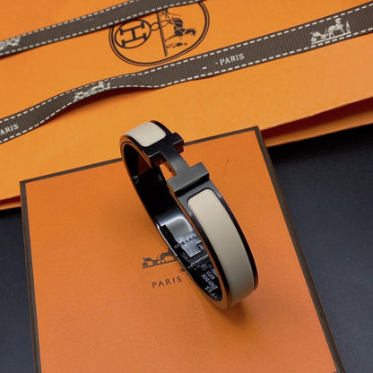 [LORA]H BRACELET 12MM BLACK BEIGE CERAMIC