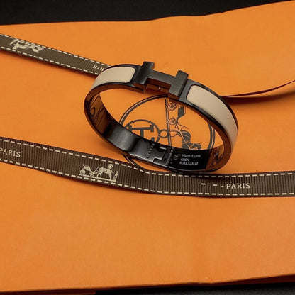 [LORA]H BRACELET 12MM BLACK BEIGE CERAMIC