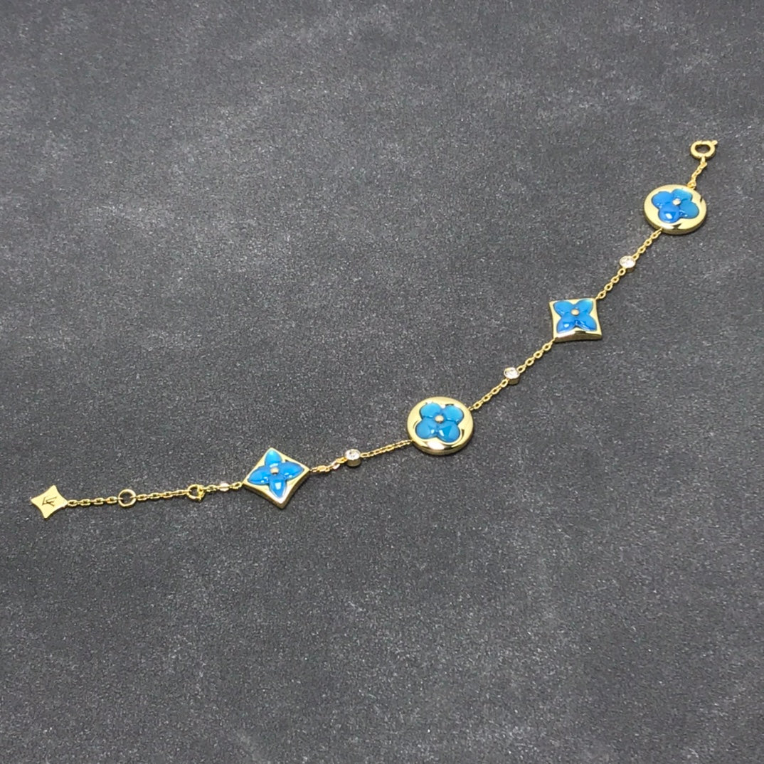 [LORA]STAR AND SUN TURQUOISE 4 MOTIFS 3 DIAMONDS