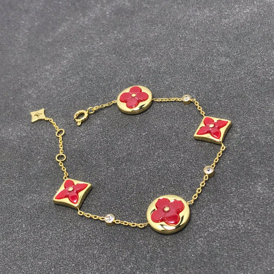 [LORA]STAR AND SUN CARNELIAN 4 MOTIFS 3 DIAMONDS