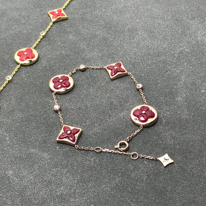 [LORA]STAR AND SUN CARNELIAN 4 MOTIFS 3 DIAMONDS