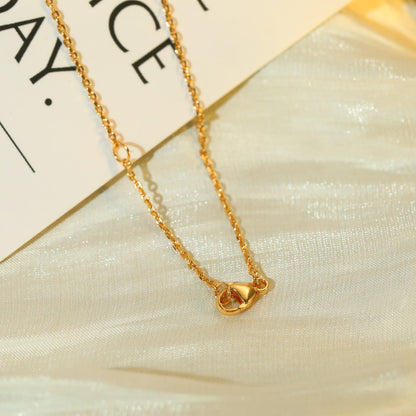 [LORA]VOLT SILVER DIAMOND PEDANT NECKLACE