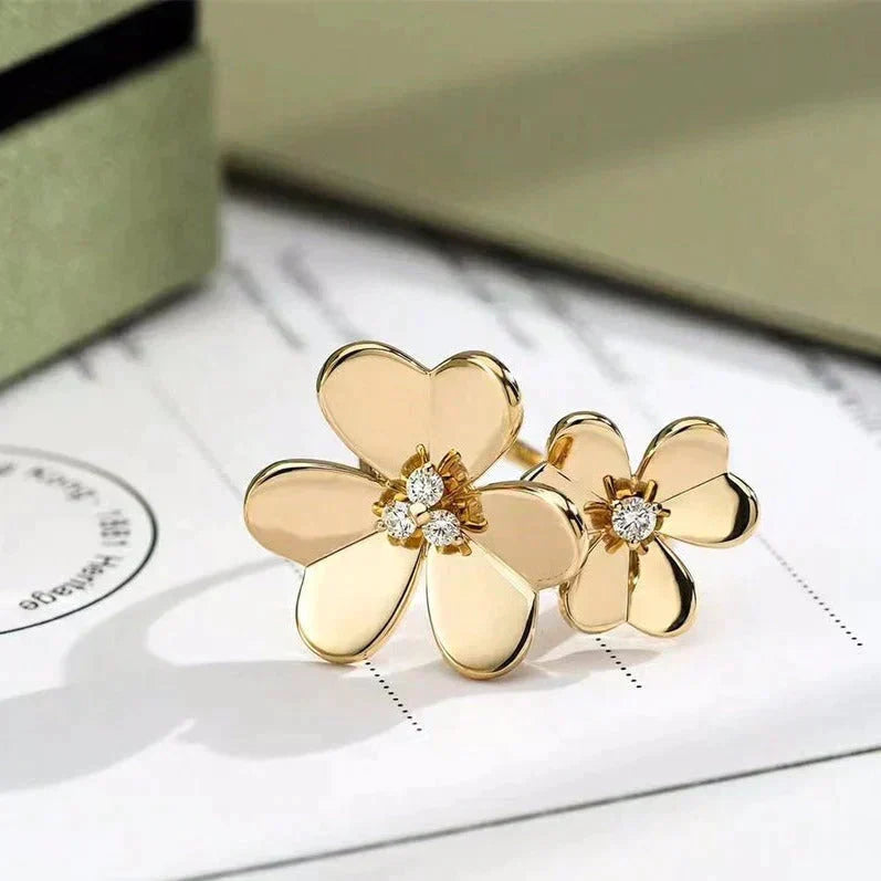 [Lora]CLOVER COMOS GOLD DIAMOND RING