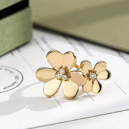 [Lora]CLOVER COMOS GOLD DIAMOND RING