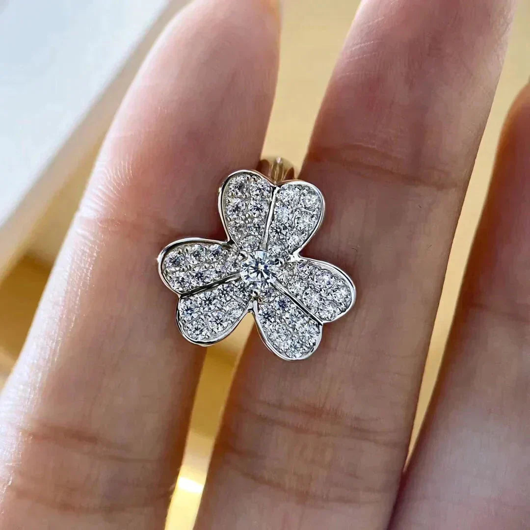 [Lora]CLOVER COMOS DIAMOND EARRINGS SILVER