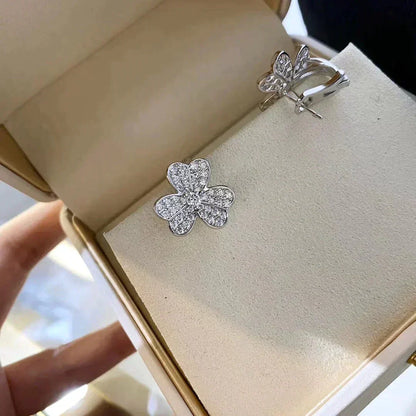 [Lora]CLOVER COMOS DIAMOND EARRINGS SILVER