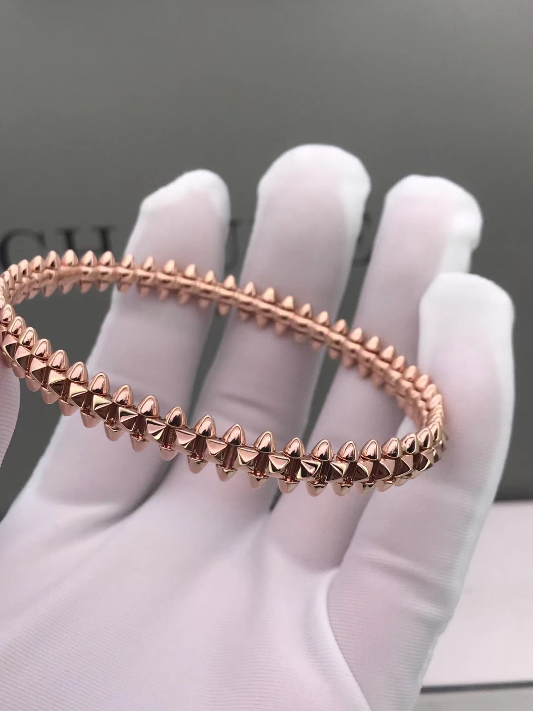 [LORA]CLASH PINK GOLD BRACELET