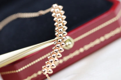 [LORA]CLASH PINK GOLD NECKLACE