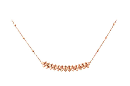 [LORA]CLASH PINK GOLD NECKLACE