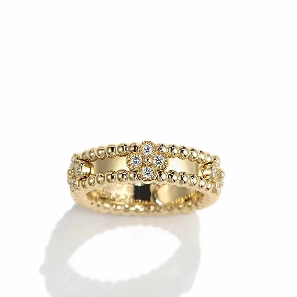 [LORA]PERLEE GOLD DIAMOND RING