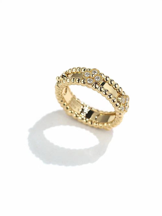 [LORA]PERLEE GOLD DIAMOND RING