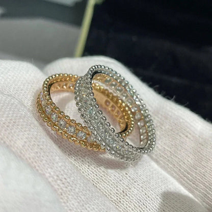 [LORA]PERLEE DIAMOND ROSE GOLD RING