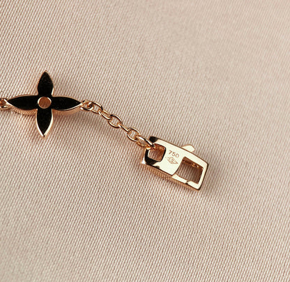 [LORA]STAR AND SUN 7 MOTIFS GOLD BRACELET