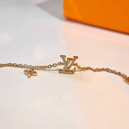 [LORA]LOGO STAR MOTIF GOLD BRACELET