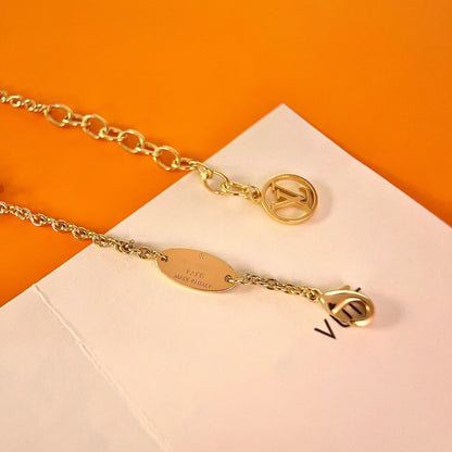 [LORA]LOGO STAR MOTIF GOLD BRACELET
