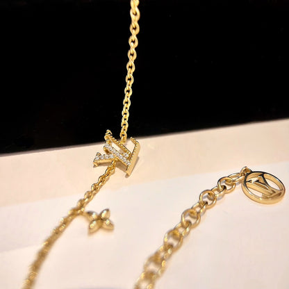 [LORA]LOGO STAR MOTIF GOLD BRACELET