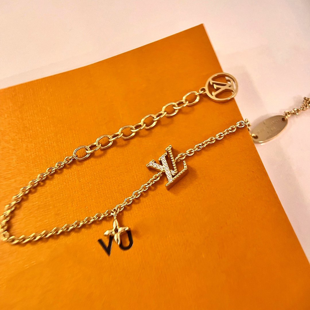 [LORA]LOGO STAR MOTIF GOLD BRACELET