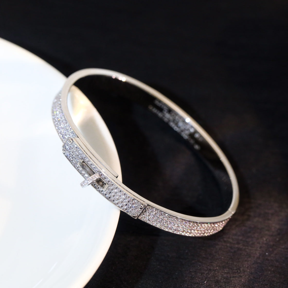 [LORA]KELLY BRACELET DIAMOND PAVED
