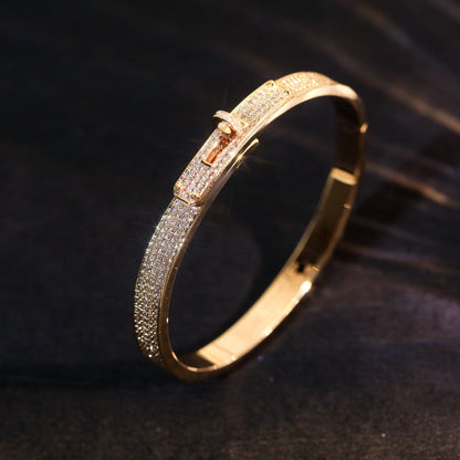 [LORA]KELLY BRACELET DIAMOND PAVED