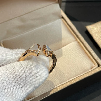[LORA]DREAM MOP DIAMOND OPEN RING