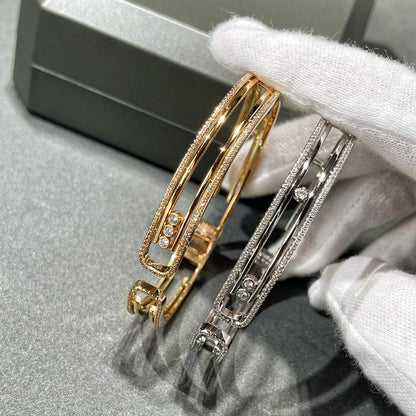 [LORA] MOVE 10TH PAVED DIAMOND BRACELET
