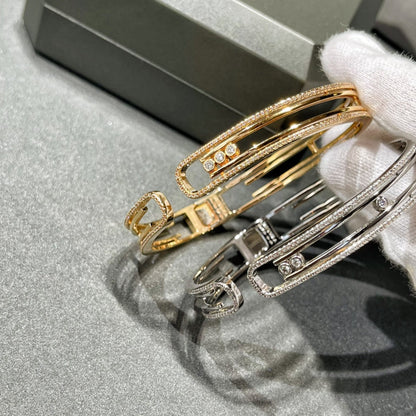[LORA] MOVE 10TH PAVED DIAMOND BRACELET