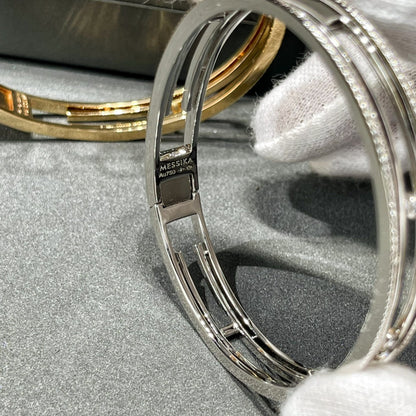 [LORA] MOVE 10TH PAVED DIAMOND BRACELET