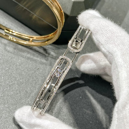 [LORA] MOVE 10TH PAVED DIAMOND BRACELET
