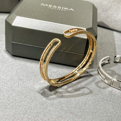 [LORA] MOVE 10TH PAVED DIAMOND BRACELET