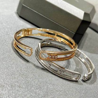[LORA] MOVE 10TH PAVED DIAMOND BRACELET