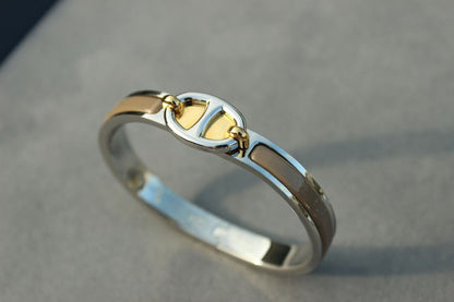 [LORA]CLIC CHAINE SILVER BRACELET