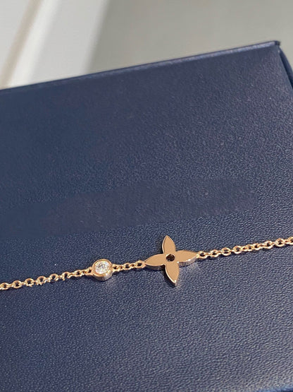 [LORA]STAR DIAMOND PINK GOLD BRACELET