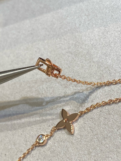 [LORA]STAR DIAMOND PINK GOLD BRACELET