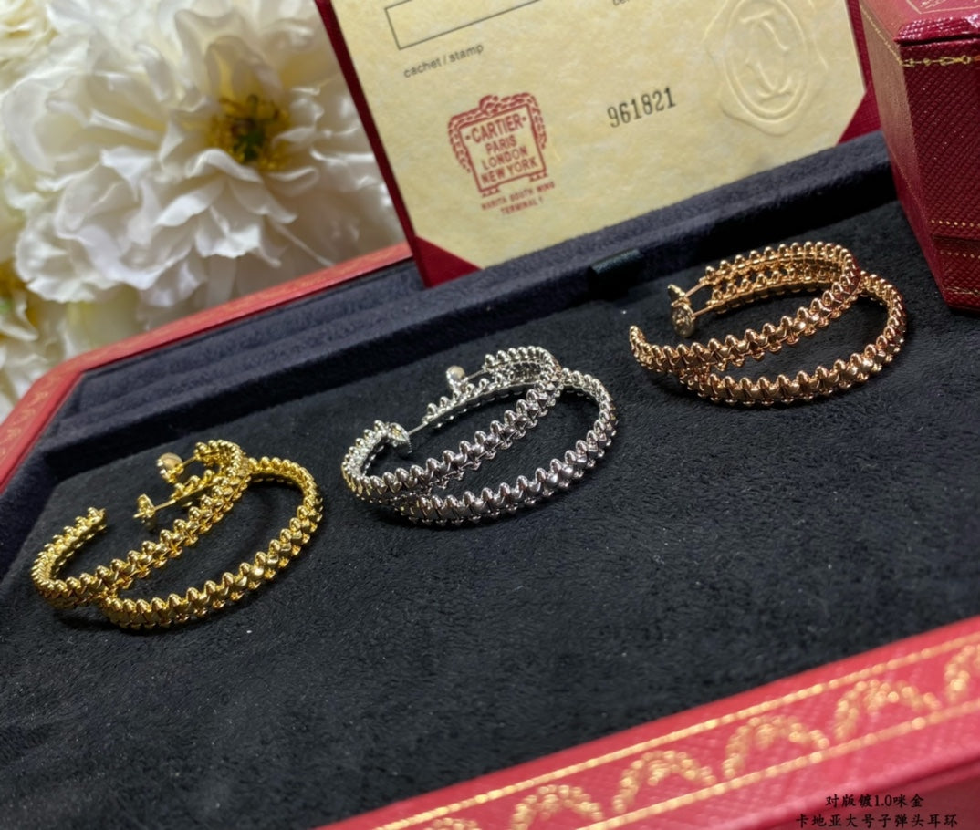 [LORA]CLASH LARGE HOOP EARRINGS