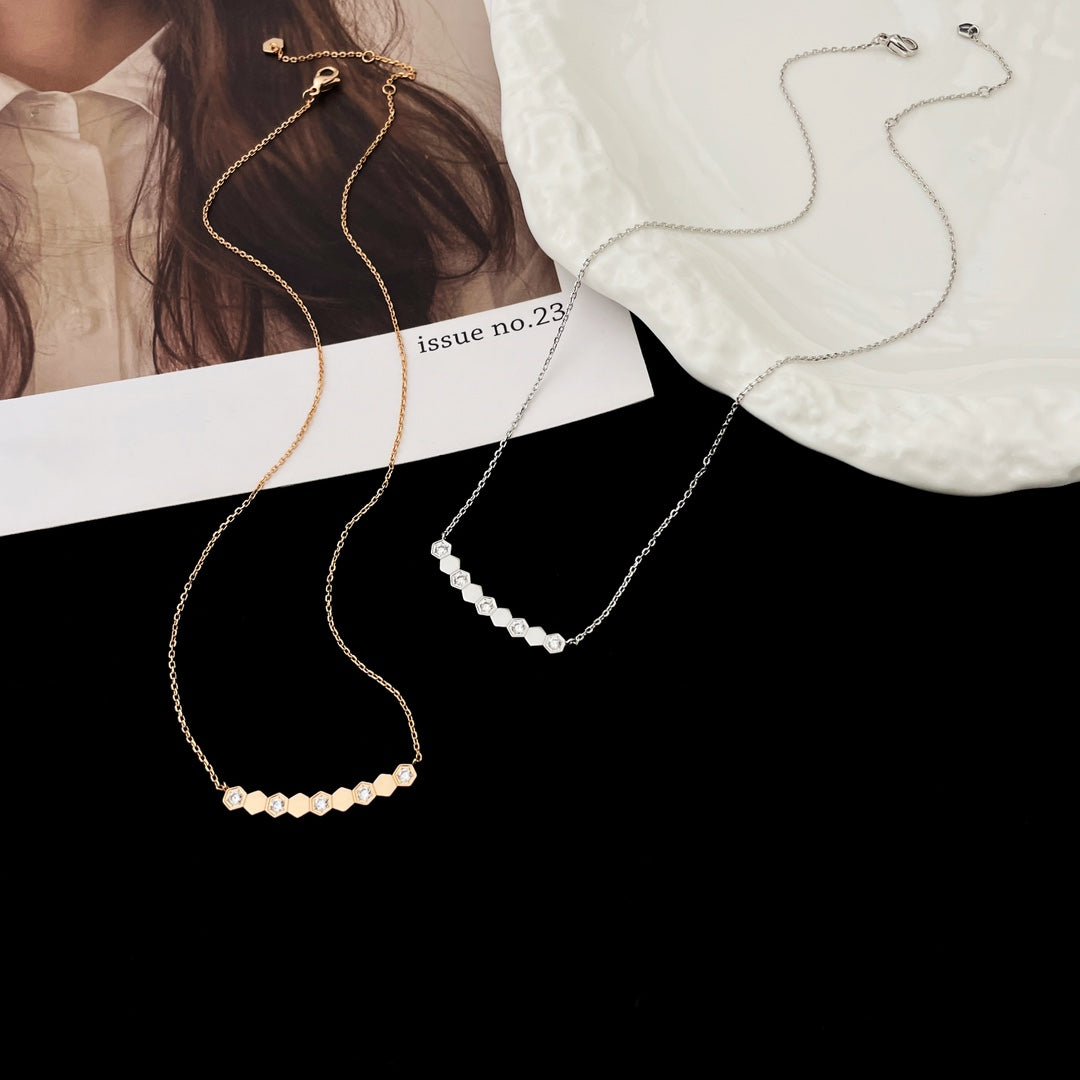[LORA]BEE MY LOVE DIAMOND NECKLACE