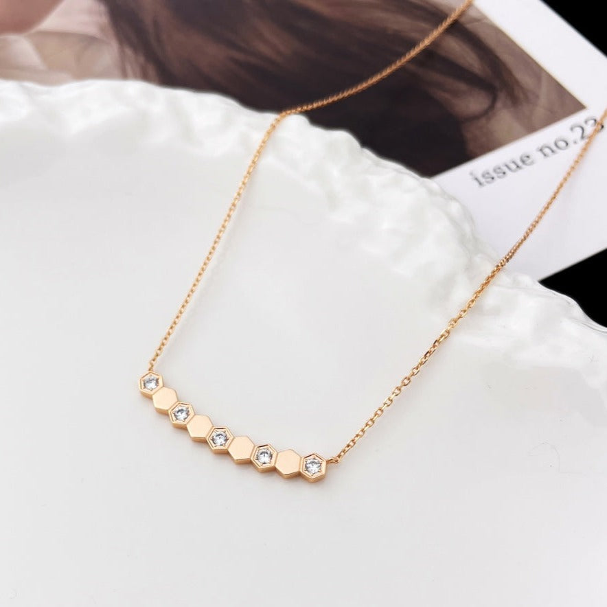 [LORA]BEE MY LOVE DIAMOND NECKLACE