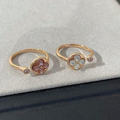[LORA]SUN 1 DIAMOND PINK MOP RING