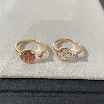 [LORA]SUN 1 DIAMOND PINK MOP RING