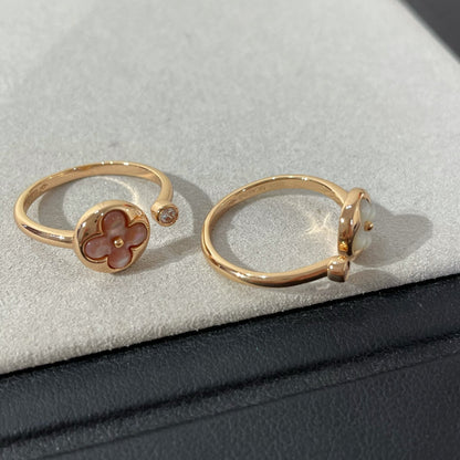 [LORA]SUN 1 DIAMOND PINK MOP RING