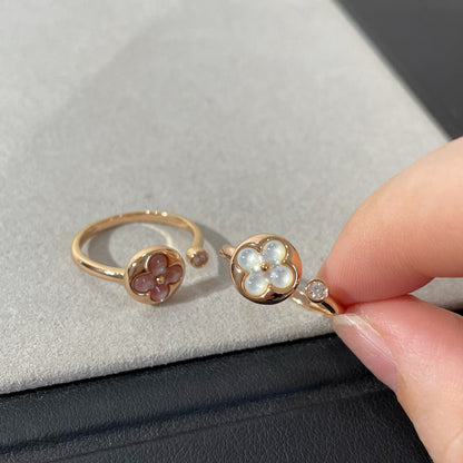 [LORA]SUN 1 DIAMOND PINK MOP RING