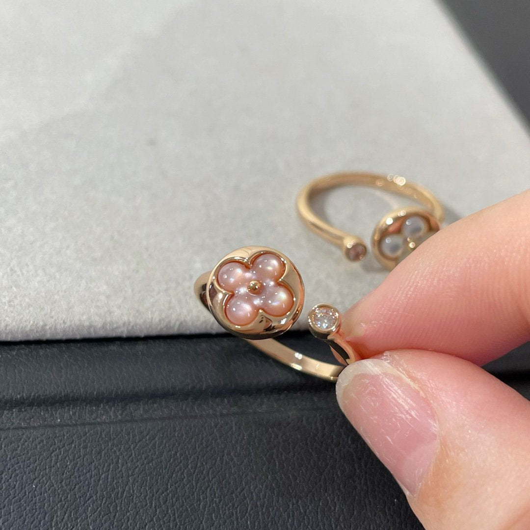 [LORA]SUN 1 DIAMOND PINK MOP RING