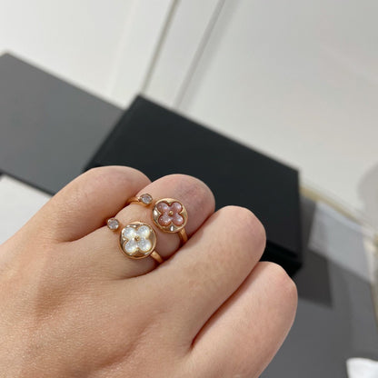 [LORA]SUN 1 DIAMOND PINK MOP RING