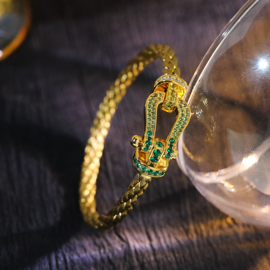 [LORA]FORCE 10 GOLD GREEN DIAMOND PAVED