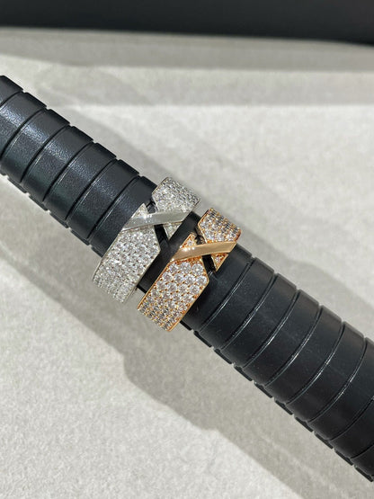 [LORA]LIENS EVIDENCE  DIAMOND PAVED RING